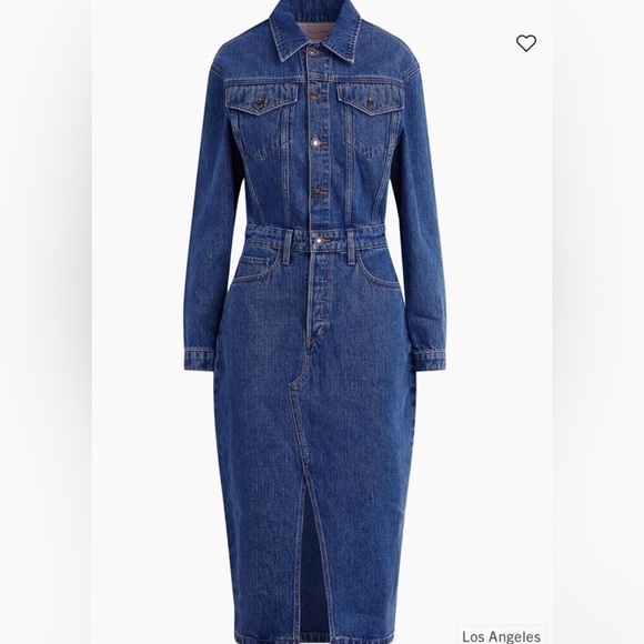Favorite Daughter Dresses & Skirts - NWT Favorite Daughter The city dress blue midi denim dress size 29/8 Western